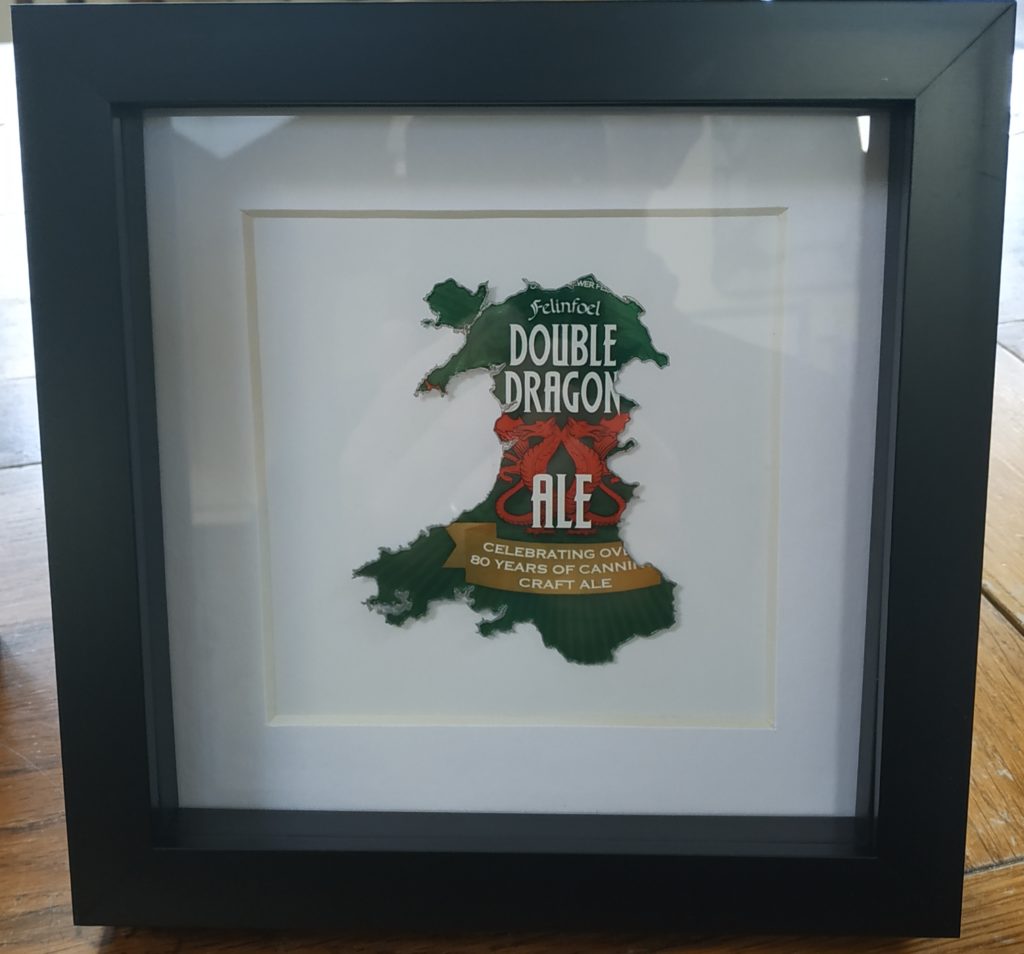 Framed or mounted Aluminium can art- Maps - Image 4