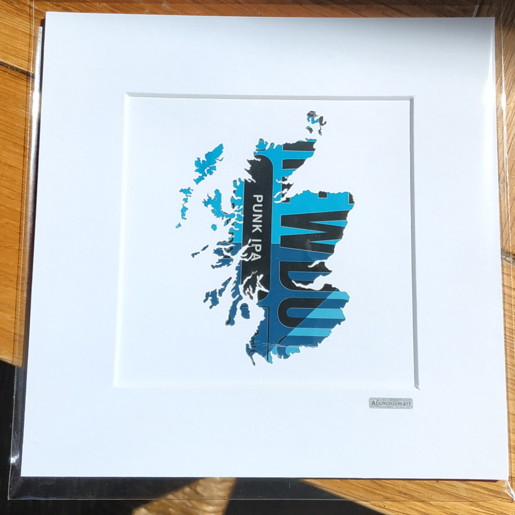Aluminiumart aluminium can art Scotland Brewdog Punk Country