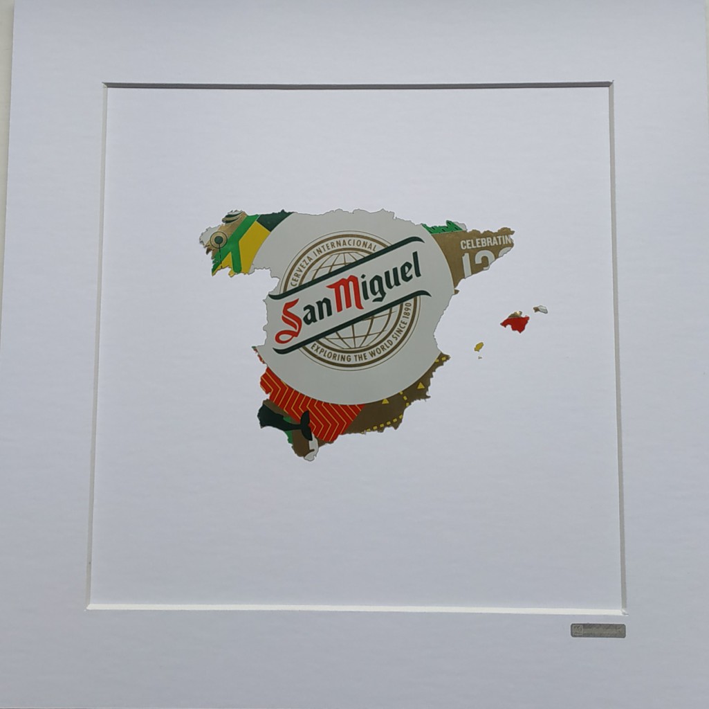 Aluminiumart aluminium can art Spain San Miguel