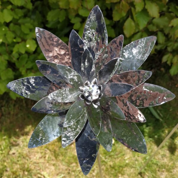 Aluminiumart aluminium garden art metal Lotus flower