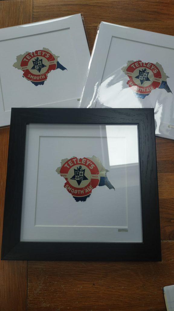 Framed or mounted Aluminium can art- Maps - Image 3
